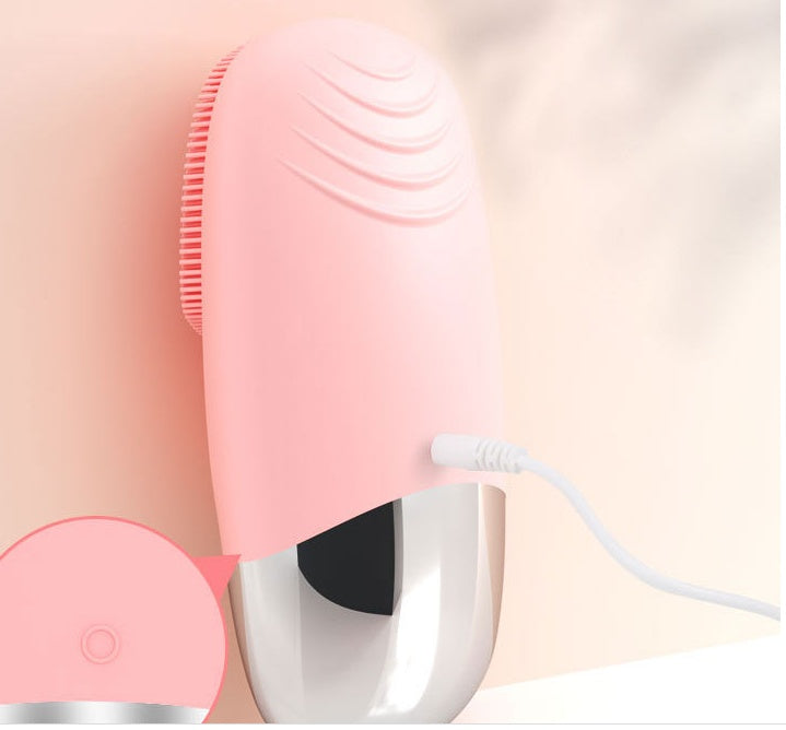 {{Brosse nettoyante visage électrique en silicone}} – Produit tendance La Petite Trend.