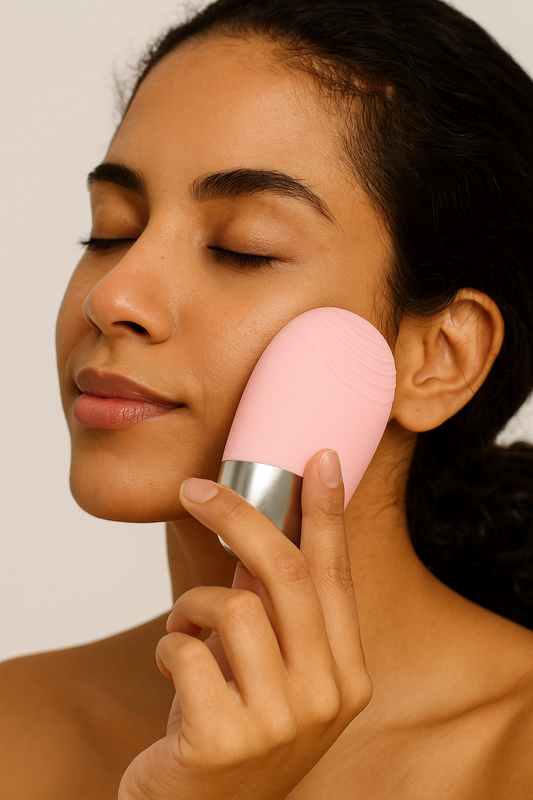 {{Brosse nettoyante visage électrique en silicone}} – Produit tendance La Petite Trend.