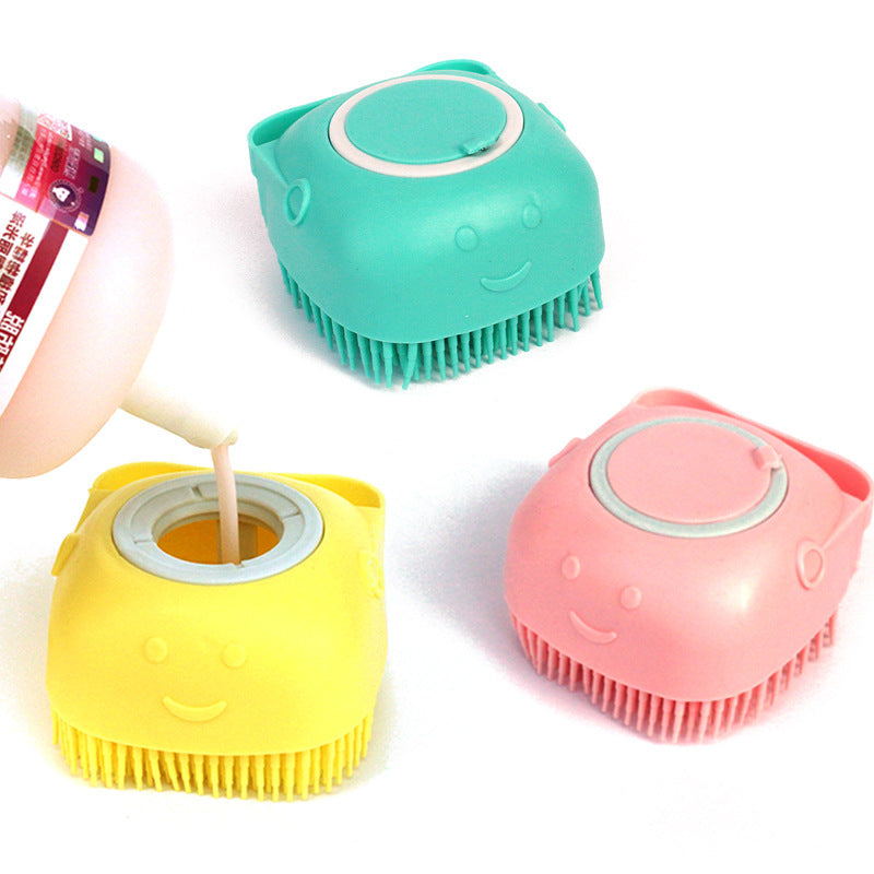 {{Brosse de bain remplissable pour chats et chiens}} – Produit tendance La Petite Trend.