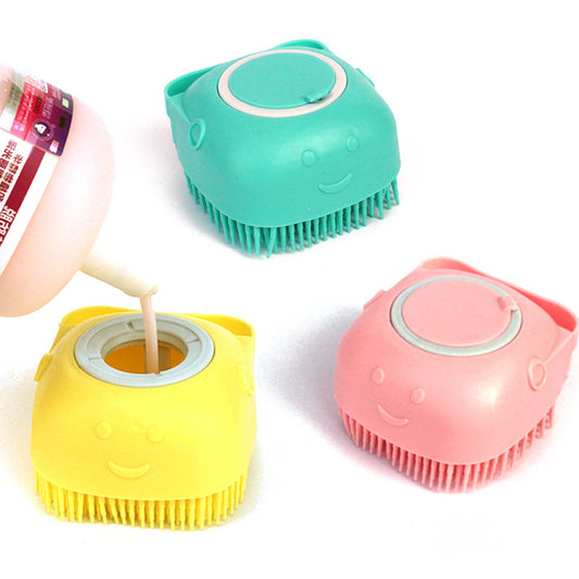 {{Brosse de bain remplissable pour chats et chiens}} – Produit tendance La Petite Trend.