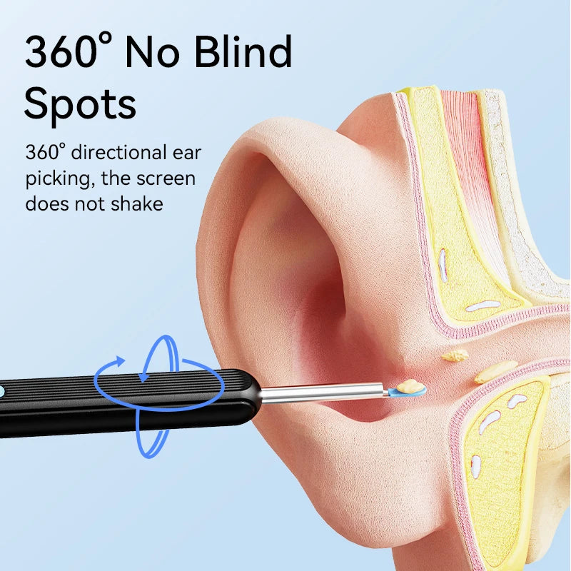 {{Nettoyeur visuel de cire d'oreille avec caméra}} – Produit tendance La Petite Trend.