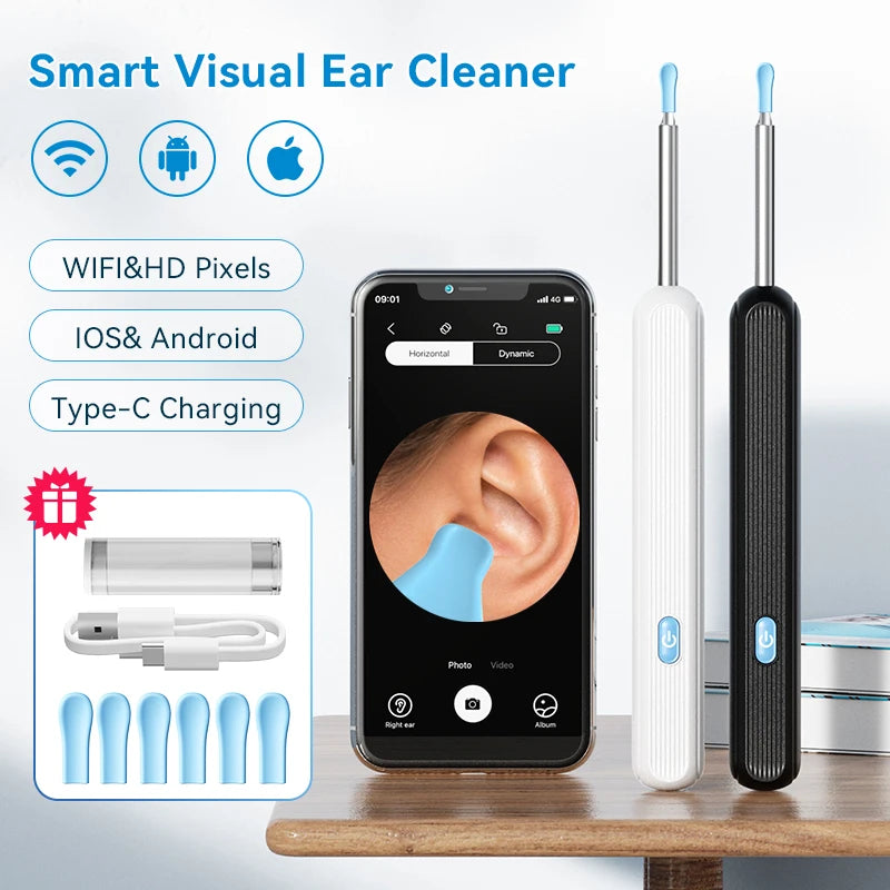 {{Nettoyeur visuel de cire d'oreille avec caméra}} – Produit tendance La Petite Trend.